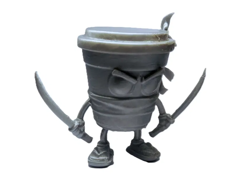 Mô hình 3D Cappuccino Assassino (Italian Brainrot) - Image 2