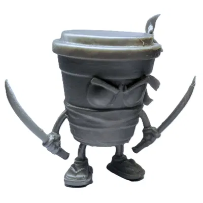 Mô hình 3D Cappuccino Assassino (Italian Brainrot)