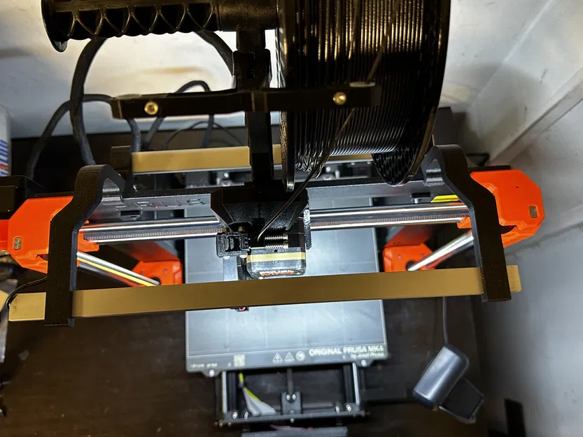 Ngàm gắn đèn LED cho Prusa MK4/MK4S (cho thanh nhôm LED 17x7mm) - Image 1