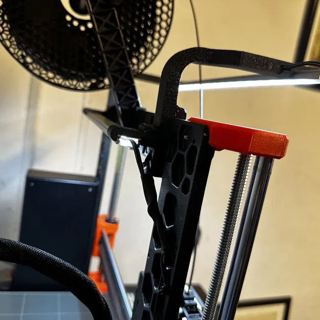 Ngàm gắn đèn LED cho Prusa MK4/MK4S (cho thanh nhôm LED 17x7mm) - Image 2