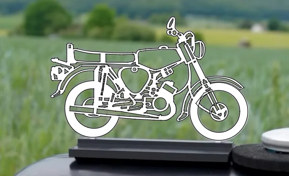 Mô hình để bàn Simson S51 - Phụ kiện trang trí độc đáo cho tín đồ xe cổ - Image 1