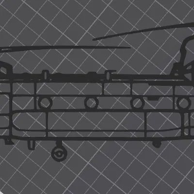 Mô hình trực thăng Chinook CH-47 treo tường trang trí 3D