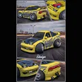 Nissan 180sx Tooned (Tỷ lệ 1/18) - Thumbnail 1