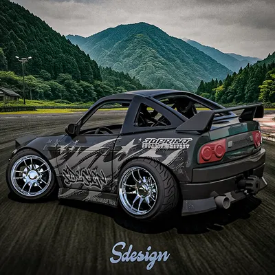 Nissan 180sx Tooned (Tỷ lệ 1/18)