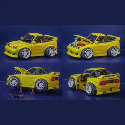 Nissan 180sx Tooned (Tỷ lệ 1/18)