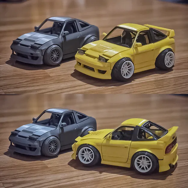 Nissan 180sx Tooned (Tỷ lệ 1/18) - Image 6