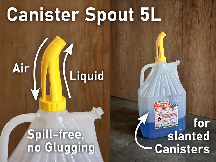 Vòi rót có lỗ thông khí - Dành cho can nhựa vát cạnh - Image 1