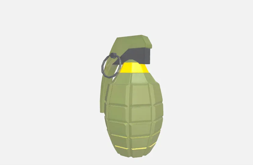 Mô hình quả lựu đạn Animal Company OG 3D độc đáo cho game thủ - Image 1