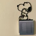 Snoopy trang trí công tắc / ổ cắm điện – Mẫu in 3D 23 - Thumbnail 1