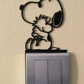 Snoopy trang trí công tắc / ổ cắm điện – Mẫu in 3D 23 - Thumbnail 2