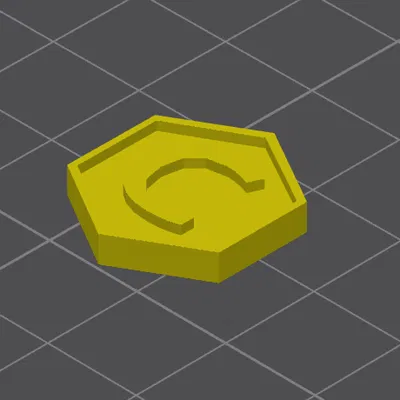 Mẫu in 3D đồng xu lục giác Animal Company V2 đẹp mắt