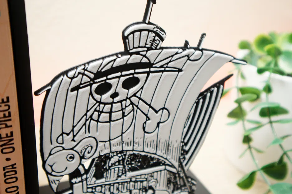 Chặn sách tàu Going Merry | One Piece Fan Art - Image 5