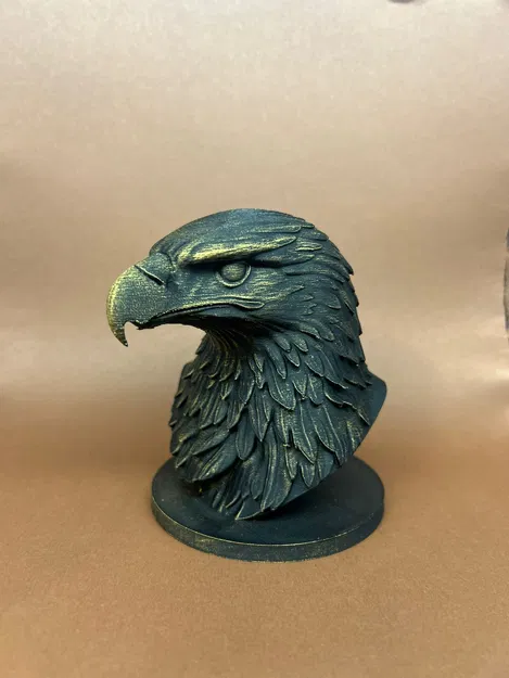 Mô hình đầu đại bàng (Eagle head) dùng trang trí bàn làm việc - Image 2