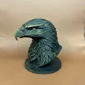 Mô hình đầu đại bàng (Eagle head) dùng trang trí bàn làm việc - Thumbnail 3