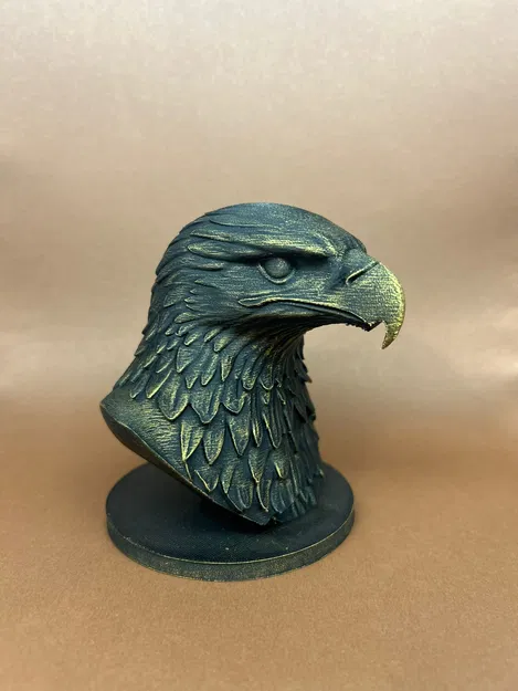 Mô hình đầu đại bàng (Eagle head) dùng trang trí bàn làm việc - Image 4
