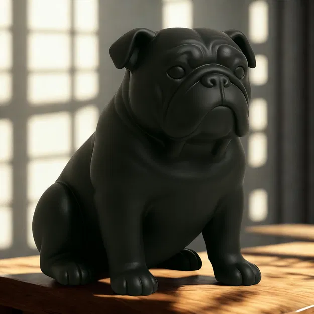 Mô hình chú chó English Bulldog - Image 1