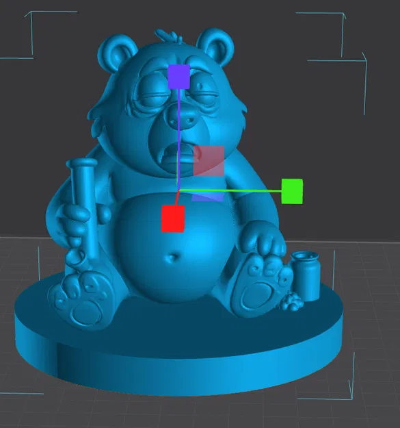 Mô hình chú gấu Stoned Bear độc đáo cho dân chơi in 3D - Image 2