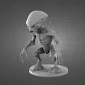 Mô hình người ngoài hành tinh Alien - Tác phẩm nghệ thuật 3D độc đáo - Thumbnail 2