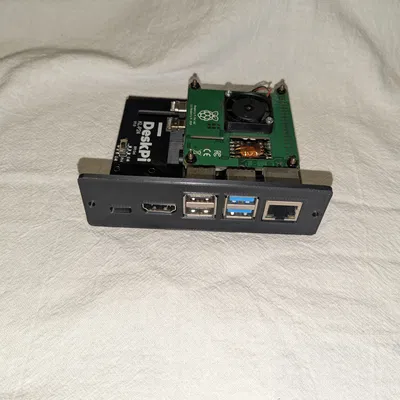 Khung gắn Rack 10 inch cho hai Raspberry Pi với DeskPi KL-P24