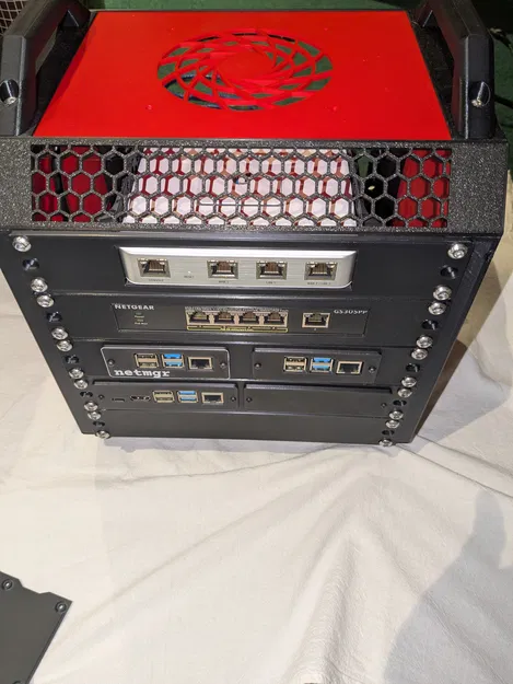 Khung gắn Rack 10 inch cho hai Raspberry Pi với DeskPi KL-P24 - Image 4