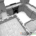 Nhà Cổng Lâu Đài Trung Cổ Lắp Ghép – Địa hình Wargaming 28mm, In 3D bởi VogMan - Thumbnail 5