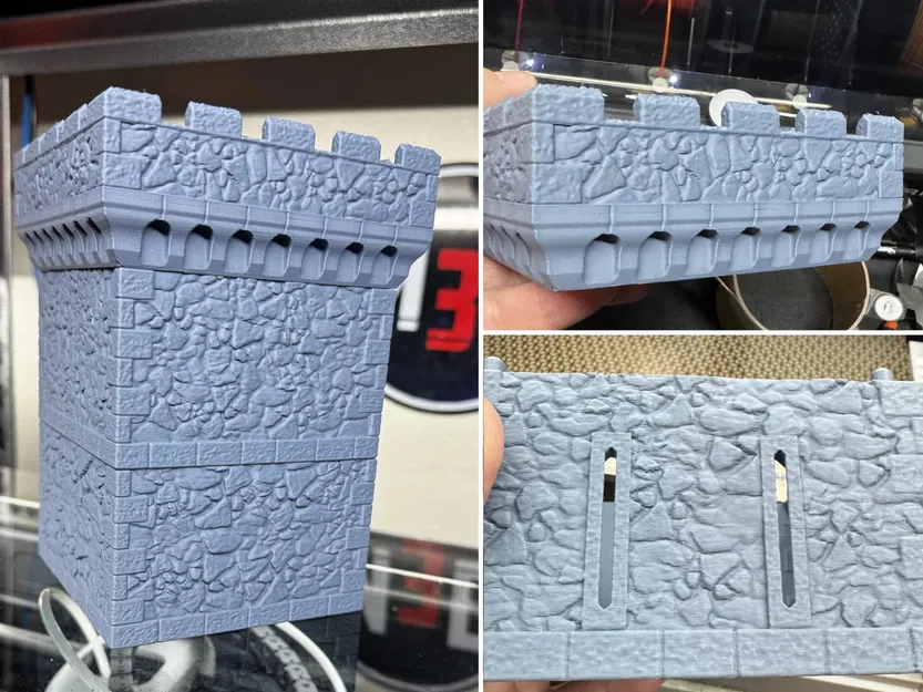 Nhà Cổng Lâu Đài Trung Cổ Lắp Ghép – Địa hình Wargaming 28mm, In 3D bởi VogMan - Image 9