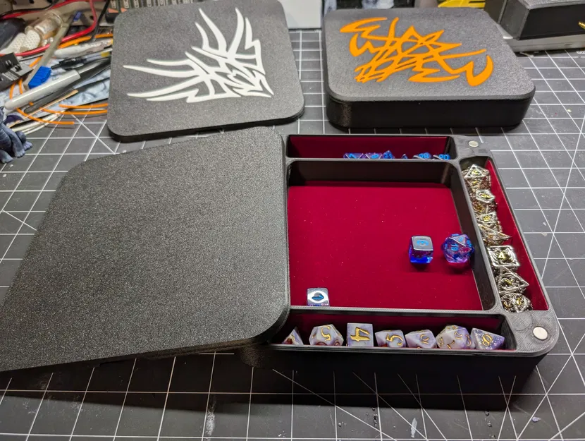 NokBox - Hộp đựng xúc xắc và khay lăn TTRPG 8x8 - Image 2