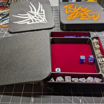 NokBox - Hộp đựng xúc xắc và khay lăn TTRPG 8x8