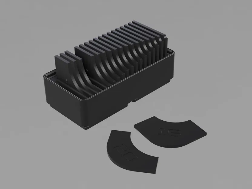 Bộ Thước Đo Bán Kính Gridfinity (2mm - 20mm) - Image 1