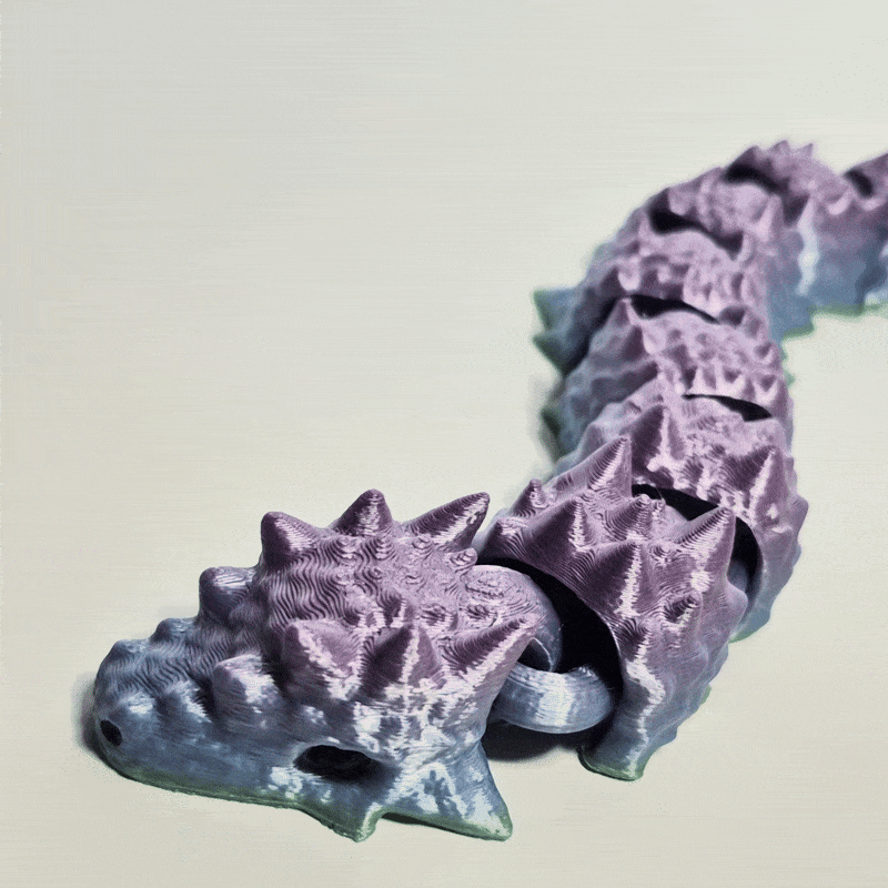 Mô hình rồng gai mềm cử động linh hoạt (Articulated Soft Spike Dragon) - Image 2