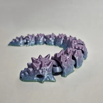 Mô hình rồng gai mềm cử động linh hoạt (Articulated Soft Spike Dragon)