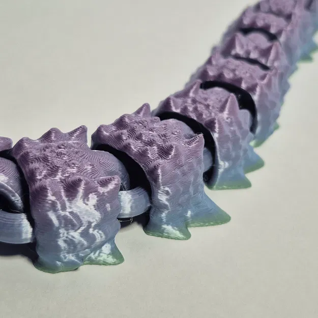 Mô hình rồng gai mềm cử động linh hoạt (Articulated Soft Spike Dragon) - Image 5