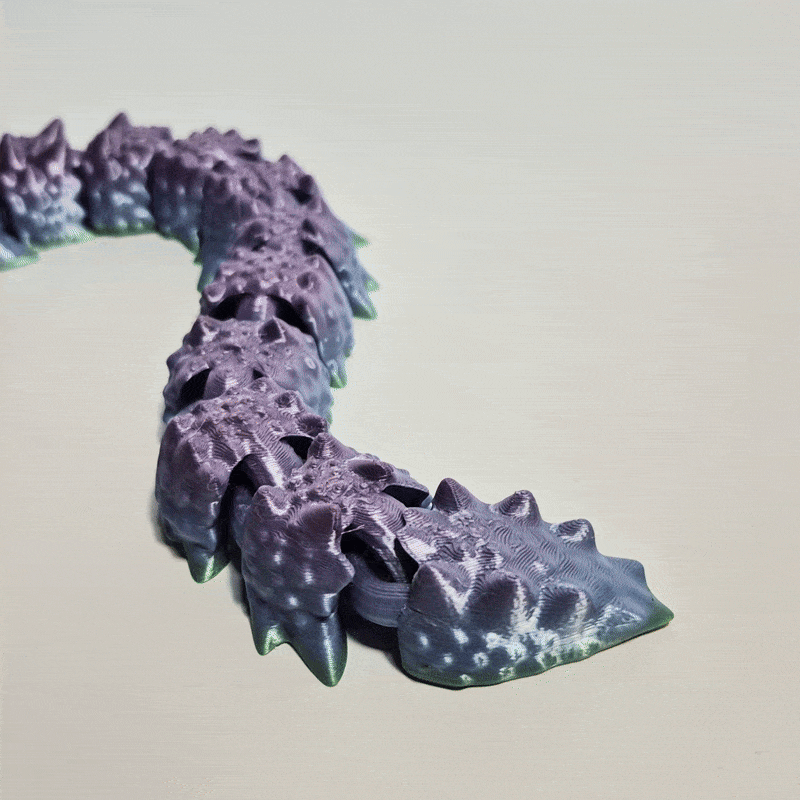 Mô hình rồng gai mềm cử động linh hoạt (Articulated Soft Spike Dragon) - Thumbnail 6