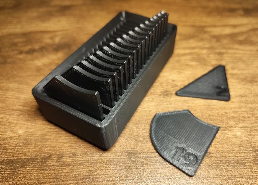 Bộ Thước Đo Bán Kính Gridfinity (2mm - 20mm) - Bản Remix - Image 1