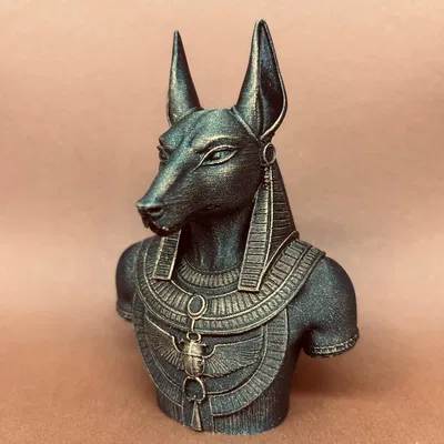 Tượng thần Anubis - Mô hình trang trí 3D phong cách Ai Cập cổ đại