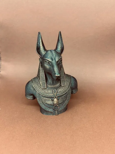 Tượng thần Anubis - Mô hình trang trí 3D phong cách Ai Cập cổ đại - Image 3