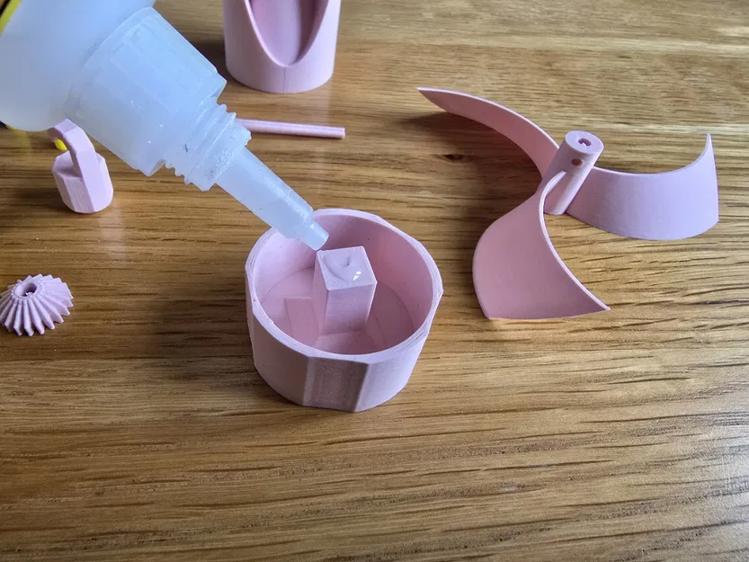 Quạt cầm tay chạy bằng dây thun (Rubber Band Powered Fan) - Image 4