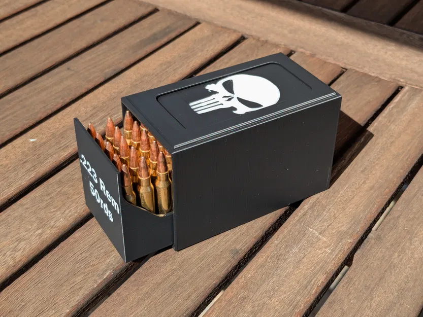 Slim .223 / 5.56 Ammobox 50rds V2.0 - Hộp đựng đạn siêu mỏng - Image 5