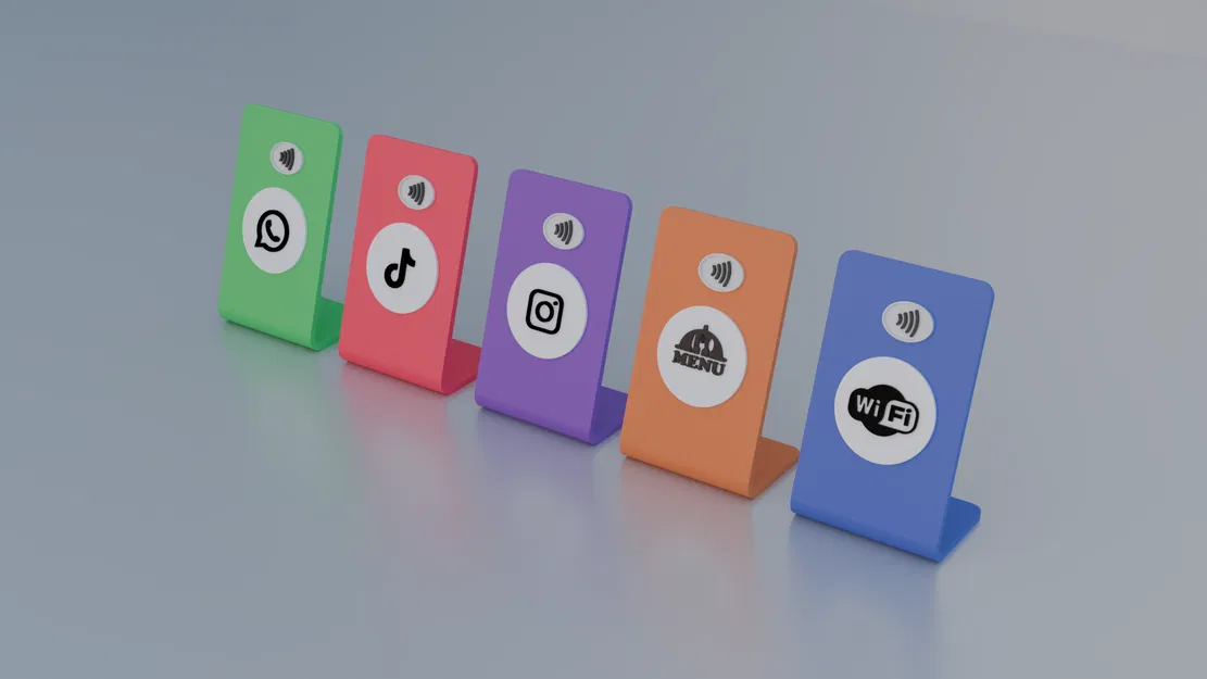 Đế Để Bàn Tích Hợp NFC Cho Mạng Xã Hội & Dịch Vụ - Image 1