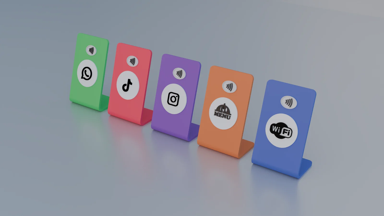 Đế Để Bàn Tích Hợp NFC Cho Mạng Xã Hội & Dịch Vụ 1
