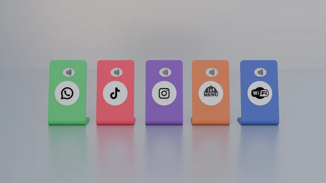 Đế Để Bàn Tích Hợp NFC Cho Mạng Xã Hội & Dịch Vụ - Image 5