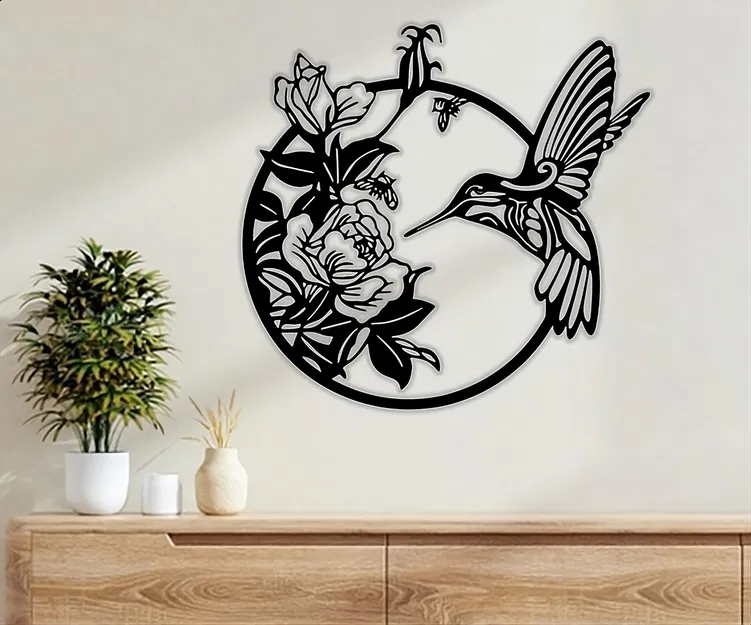 WallArt Kolibri - Chim Ruồi 001 - Image 1