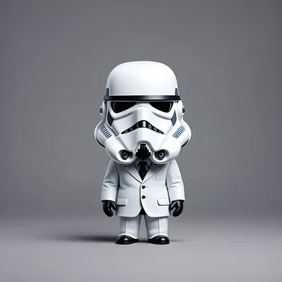 Mô hình 3D Chibi Stormtrooper cực chất cho dân mê Star Wars