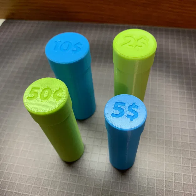 Ống đựng tiền xu Mỹ đơn giản - Image 3