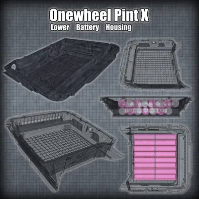 Vỏ hộp pin phía dưới cho Onewheel Pint X