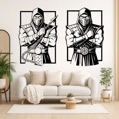 WallArt Mortal Kombat 001 - Tác phẩm treo tường 3D độc đáo