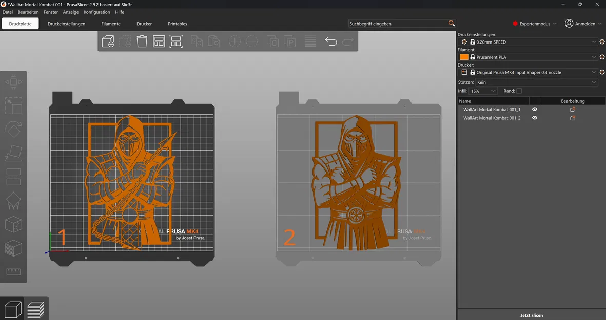 WallArt Mortal Kombat 001 - Tác phẩm treo tường 3D độc đáo - Image 2