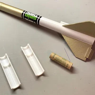 Bộ chuyển đổi động cơ tên lửa mô hình 13mm sang 18mm