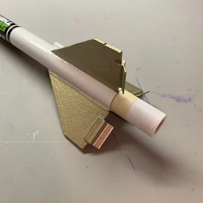 Bộ chuyển đổi động cơ tên lửa mô hình 13mm sang 18mm