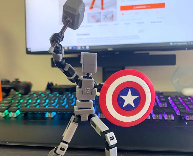 Khiên Captain America cho mô hình Lucky 13 - Image 1